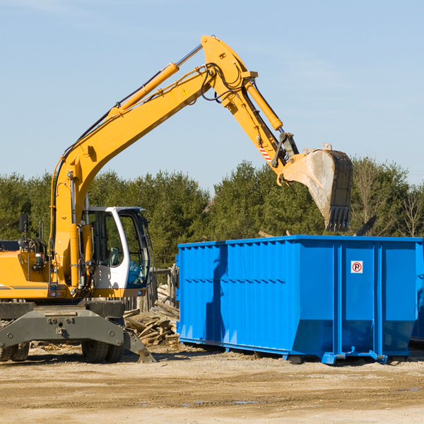 what are the rental fees for a residential dumpster in Meadowbrook